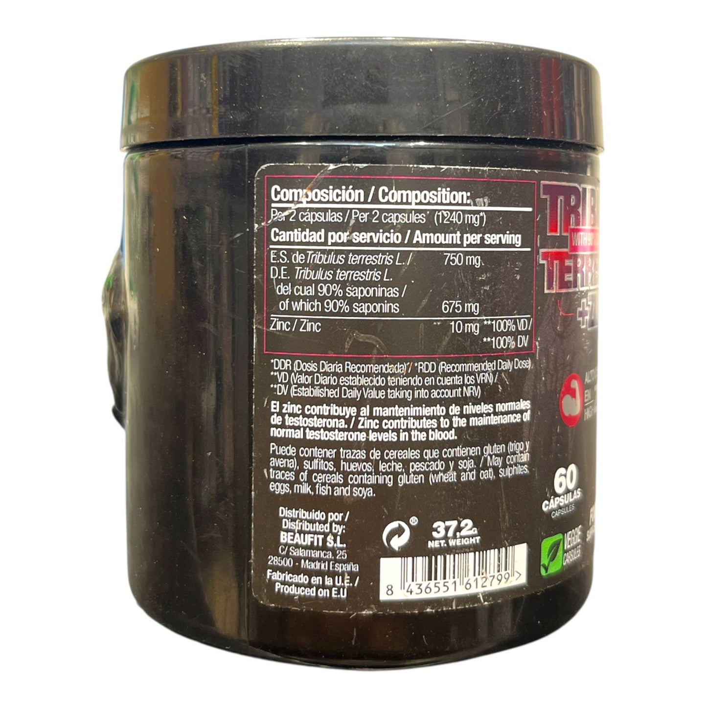 Zoomad Labs Tribulus Terrestris + Zinc – 60 Tablets | Testosterone & Vitality Support in Egypt