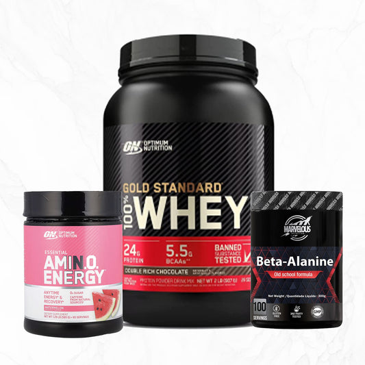 ON Gold Standard Whey + Beta-Alanine + Amino Energy | Recovery, Strength & Endurance Stack | Power Fit Egypt