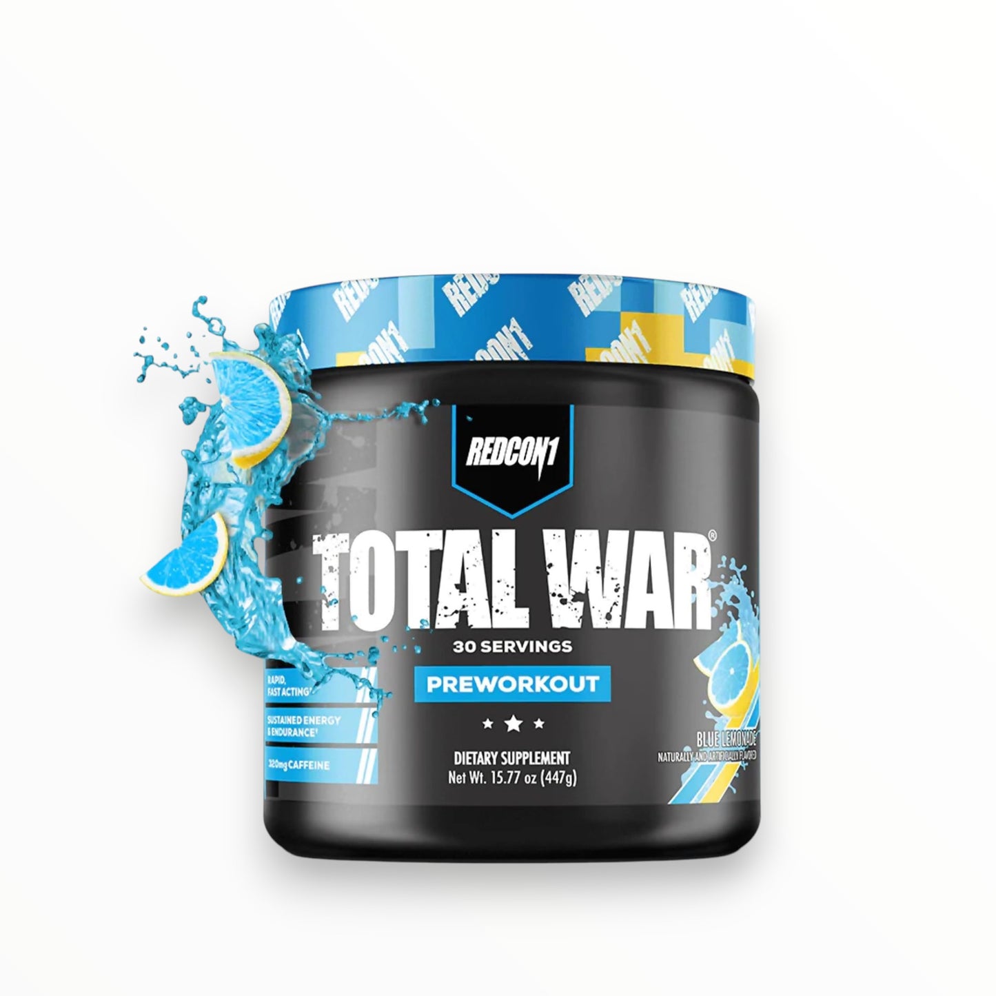 Redcon1 Total War Pre-Workout 447g (30 Servings) | Extreme Energy, Focus & Performance Booster|In Power Fit Supplements Egypt