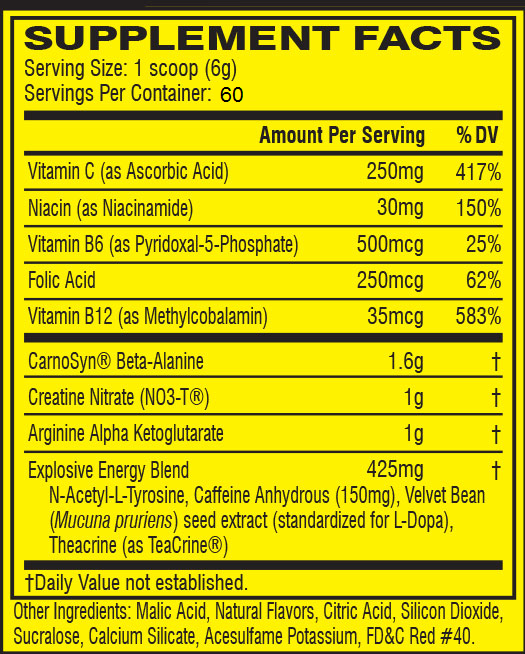 C4 Original Explosive Pre-Workout - Boost Your Performance" (60 Servings)