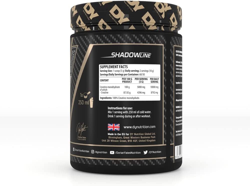 DY Nutrition Creatine 300g (60 Servings) | Strength, Power & Muscle Recovery Support|In Power Fit Supplements Egypt