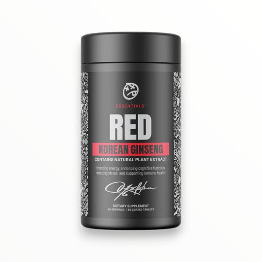 Essentials Red Korean Ginseng 60 Tablets | Natural Energy, Focus & Immune Support