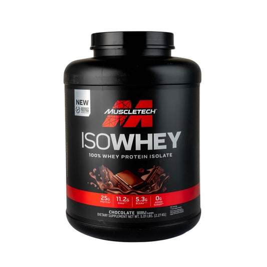 MuscleTech IsoWhey is a premium whey protein isolate supplement designed to support muscle building, recovery, and overall performance.