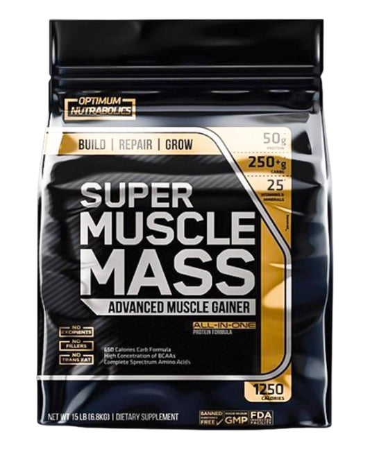 Optimum NutraBolics Super Muscle Mass – مكسب عضلي متقدم (15 رطلاً)