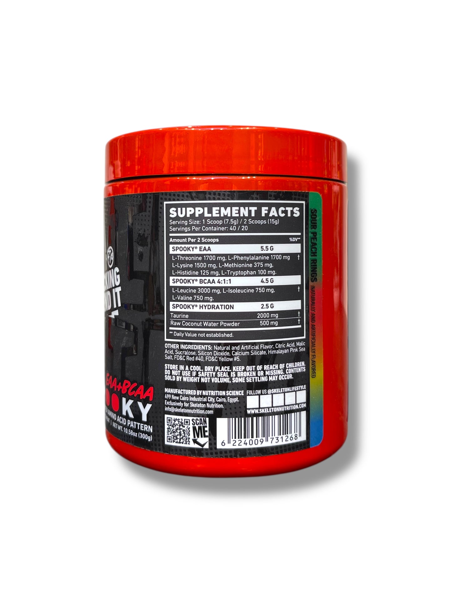 Skeleton EAA+BCAA is a combination supplement that likely contains both Essential Amino Acids (EAAs)