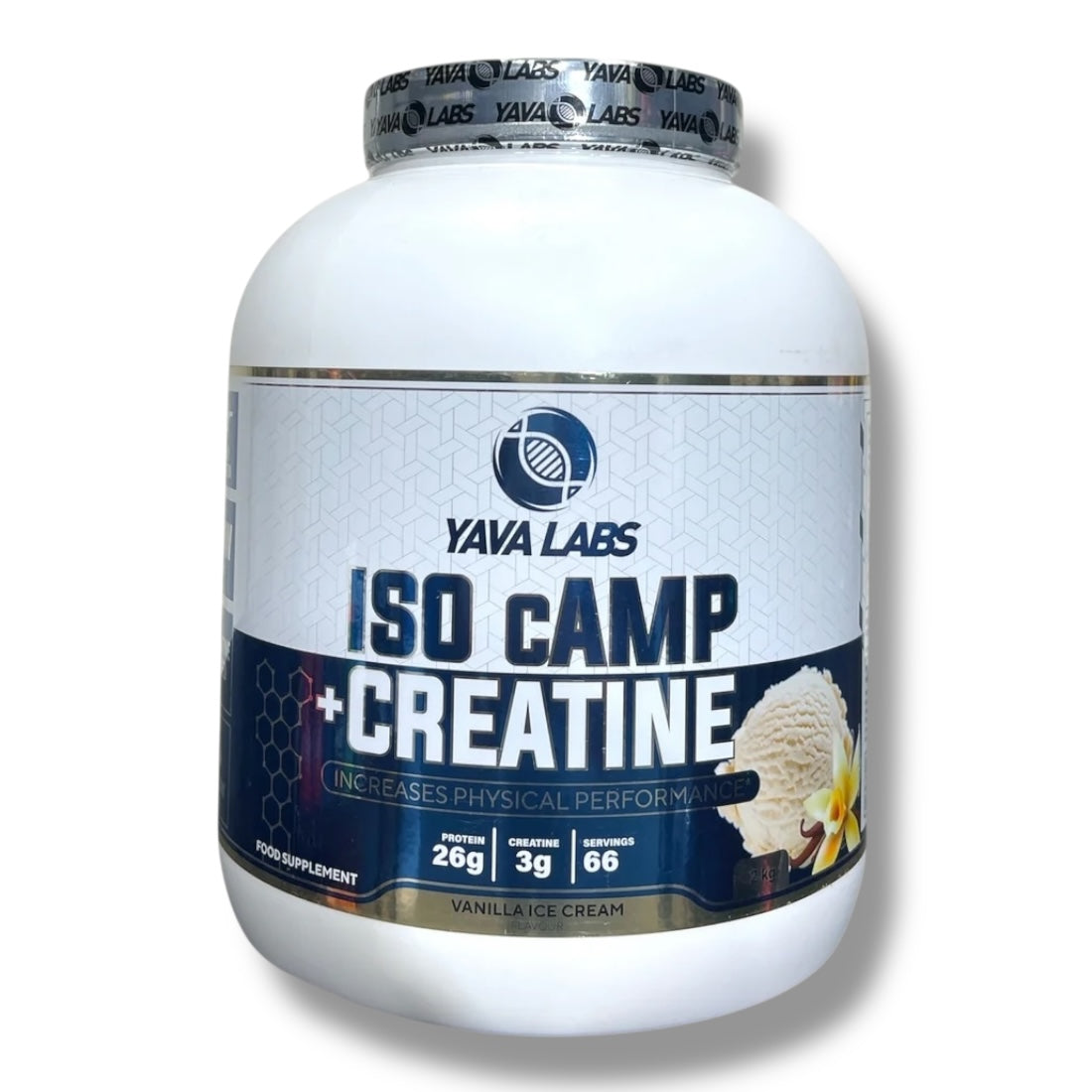 Yava Labs ISO cAMP + Creatine is a high-quality supplement designed to support muscle growth, enhance physical performance, and aid in recovery.