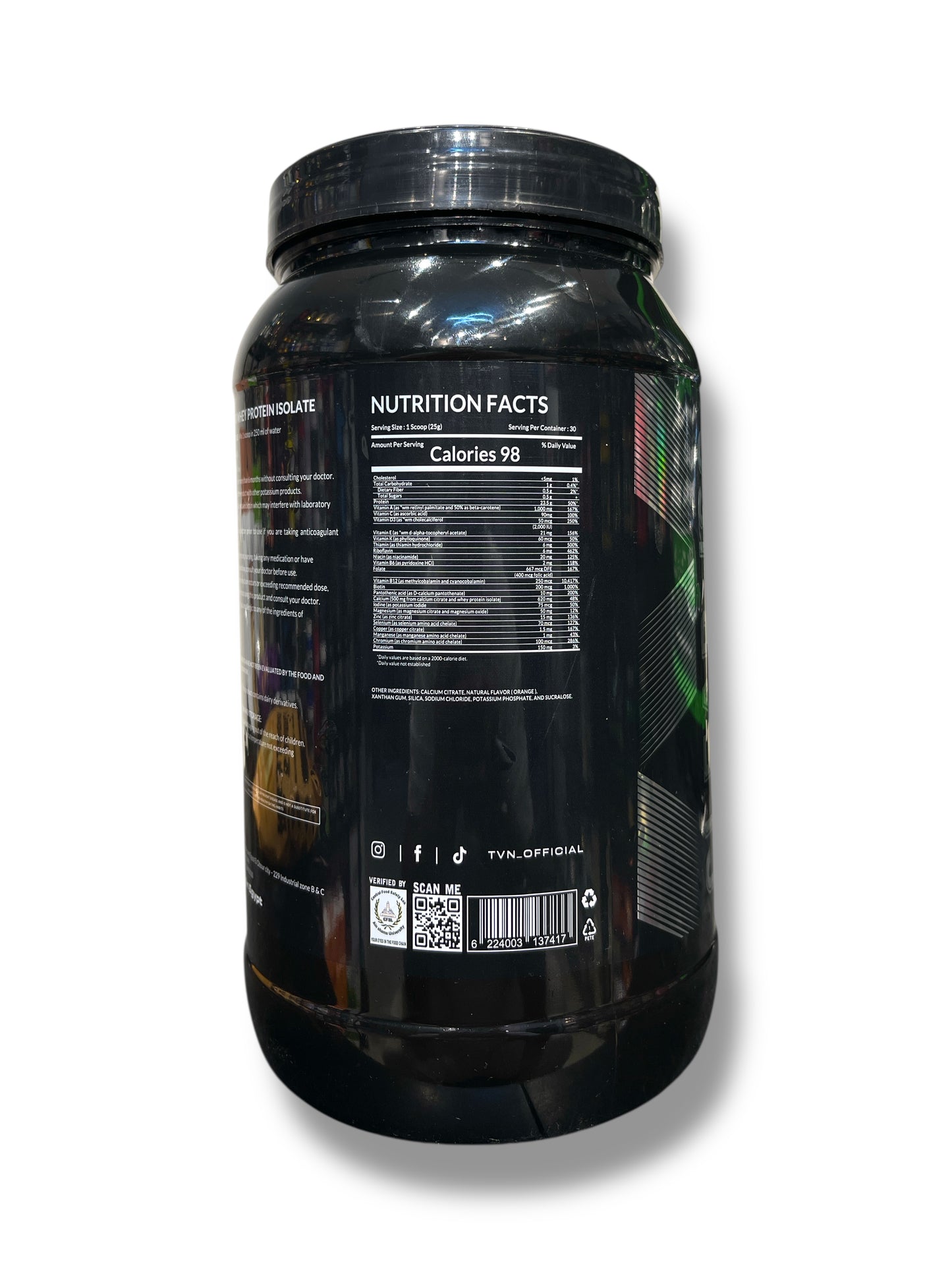 TVN Clear ISO Shake Protein – Green Apple (750g)