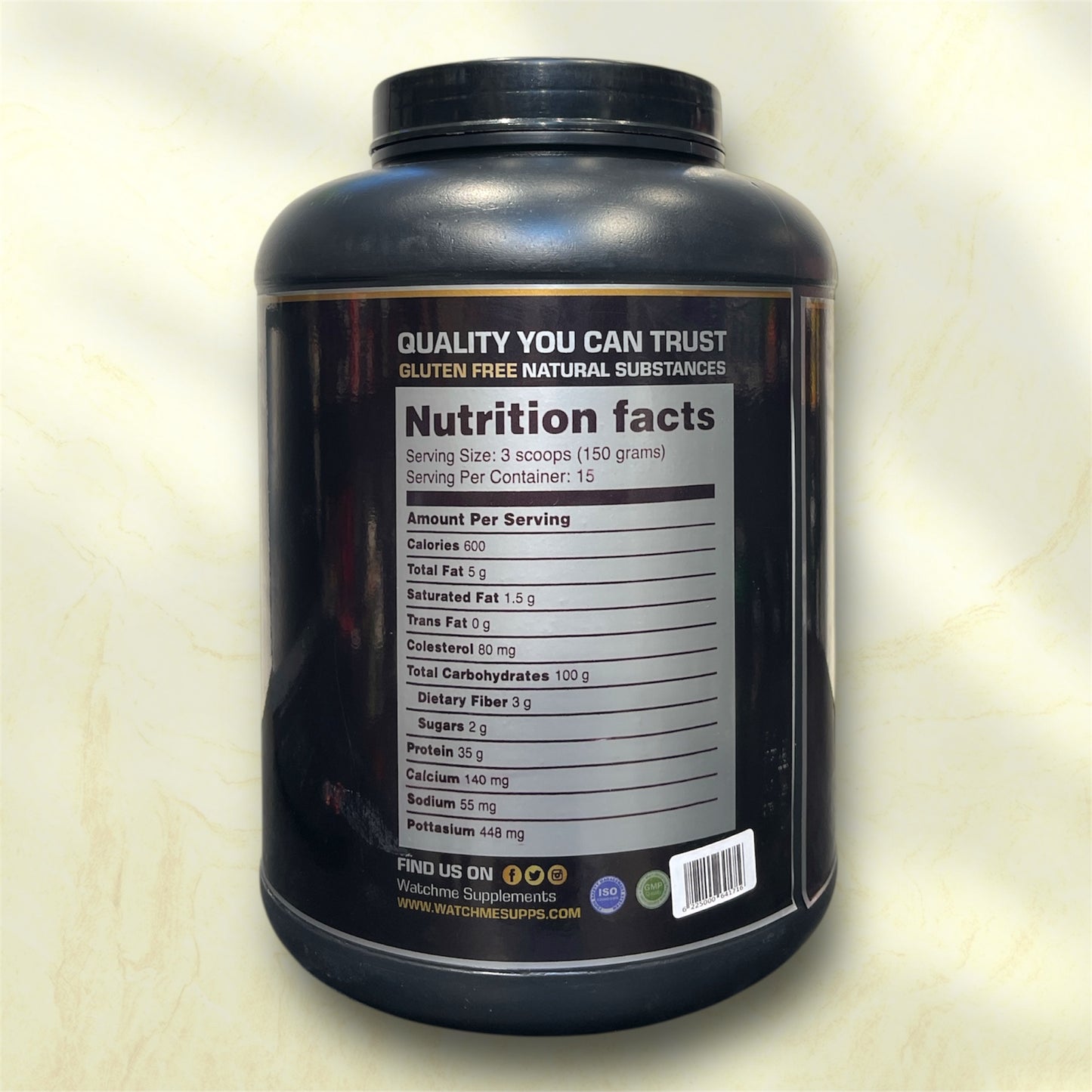 Watchme Mass Gainer is a high-calorie supplement formulated to support individuals aiming to increase muscle mass and overall body weight.