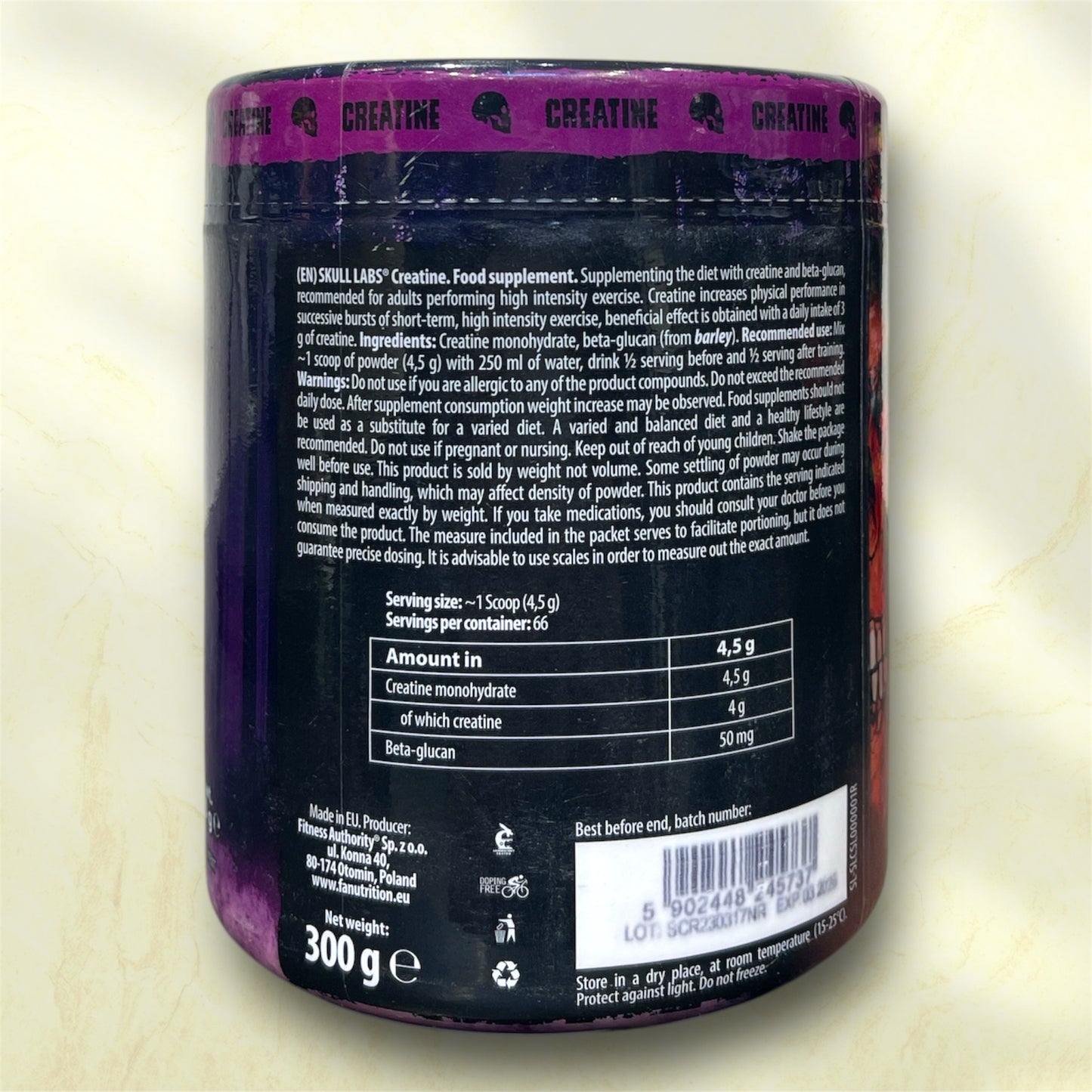 Skull Labs Creatine Monohydrate is a performance-focused supplement designed to enhance strength, endurance, and muscle growth.