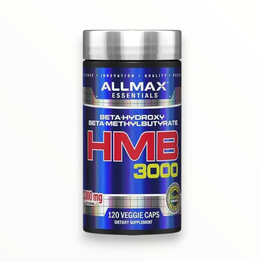 ALLMAX Essentials HMB 3000 – Muscle Recovery & Lean Muscle Support | 120 Veggie Caps