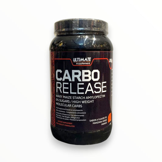 Ultimate Supplement Carbo Release 2kg – Waxy Maize Starch Amylopectin High Molecular Weight Carbs for Energy & Muscle Recovery