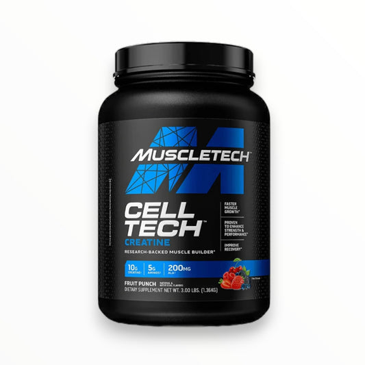 MuscleTech Cell Tech Creatine 1.36kg Fruit Punch – Advanced Muscle Builder & Strength Enhancer