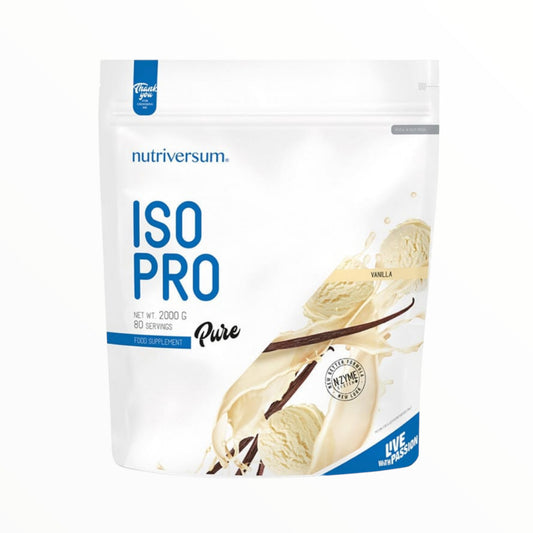 Nutriversum ISO Pro 2kg (80 Servings) | Premium Whey Isolate for Lean Muscle & Fast Recovery|In Power Fit Supplements Egypt