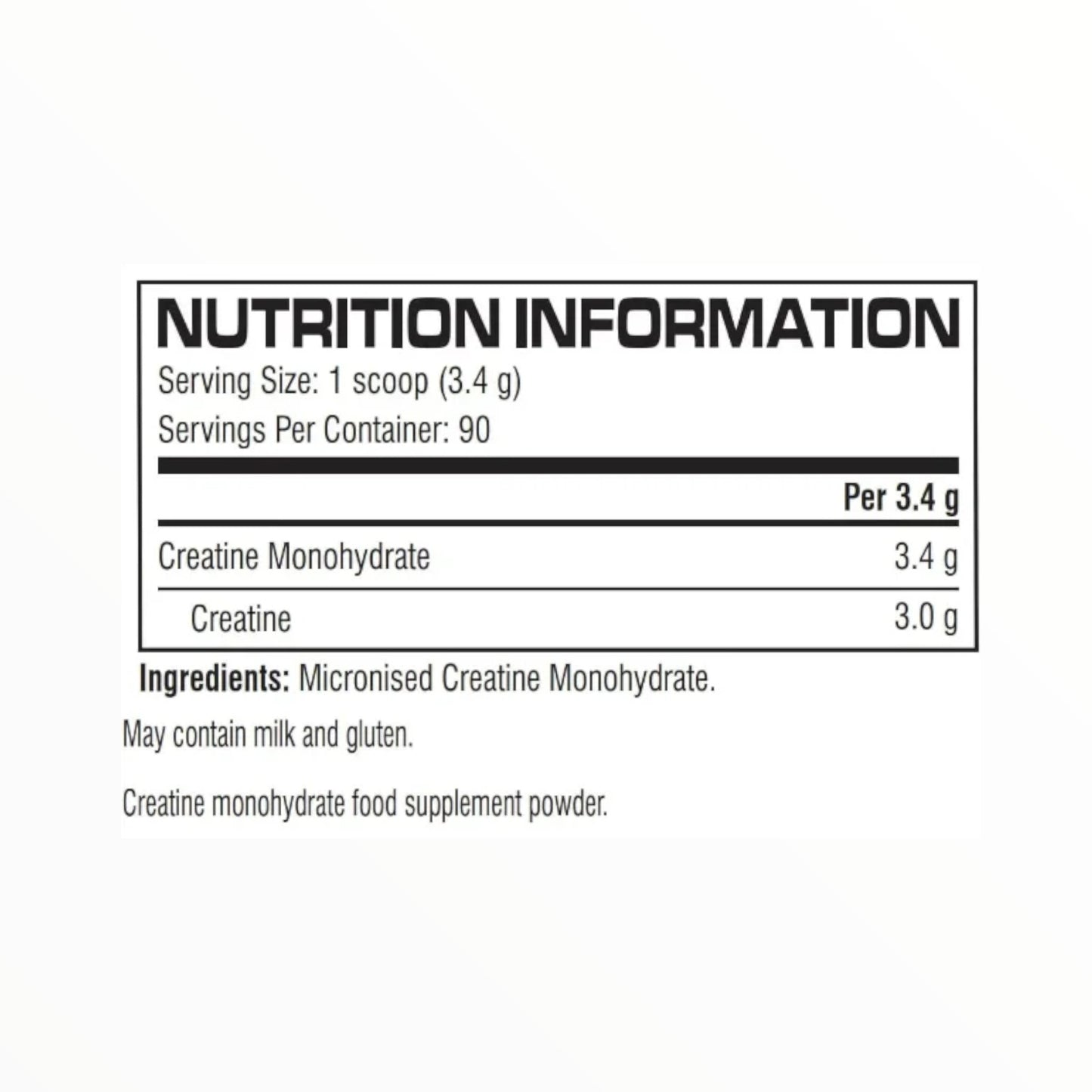 Cellucor COR-Performance Creatine Monohydrate 306g – Muscle Strength & Power Support (90 Servings, Unflavored)