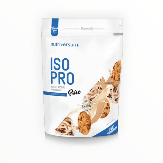 Nutriversum ISO Pro 1kg (40 Servings) | Premium Whey Protein Isolate for Lean Muscle & Recovery| In Power Fit Supplements Egypt