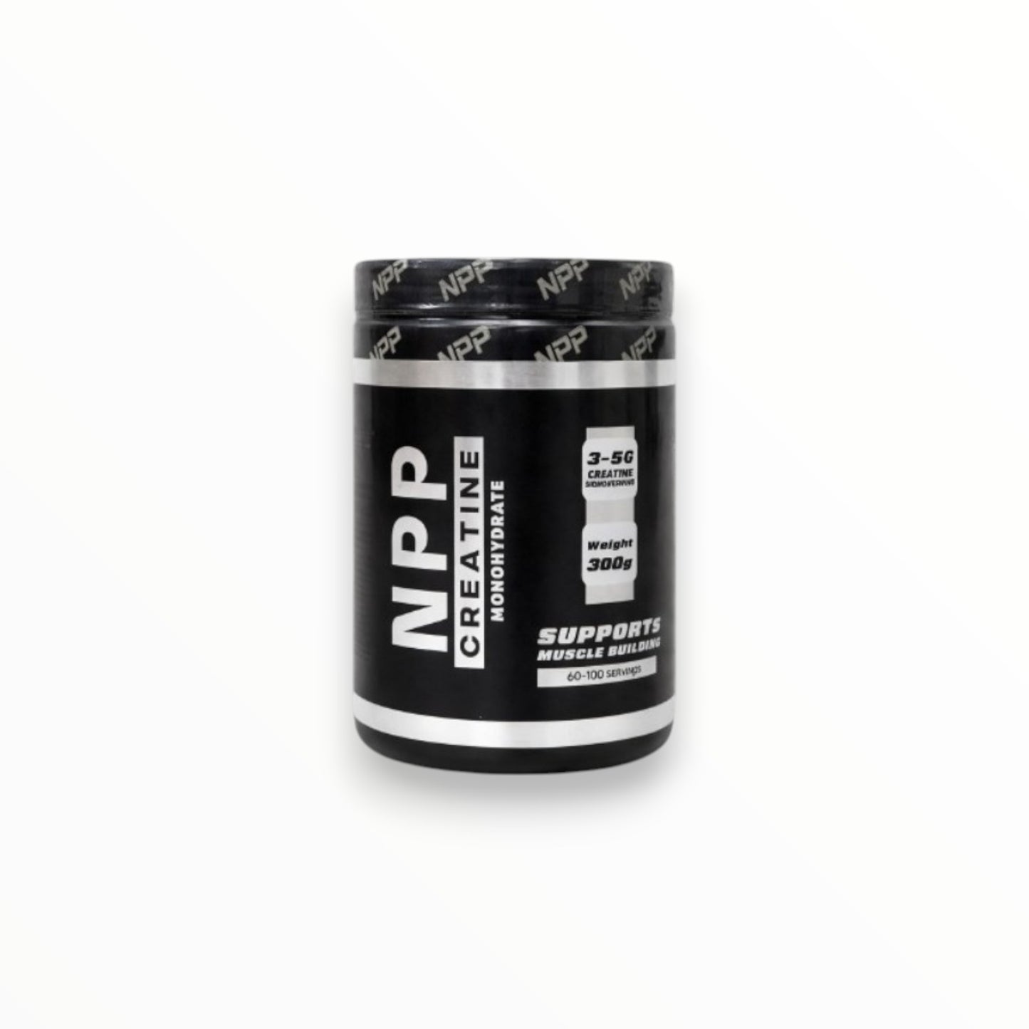 NPP Creatine Monohydrate 300g | Pure Micronized Creatine Powder | Muscle Strength & Performance | 60–100 Servings
