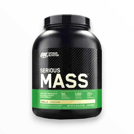 Optimum Nutrition Serious Mass 2.72kg (8 Servings) | High-Calorie Mass Gainer for Size & Strength|In Power Fit Supplements Egypt