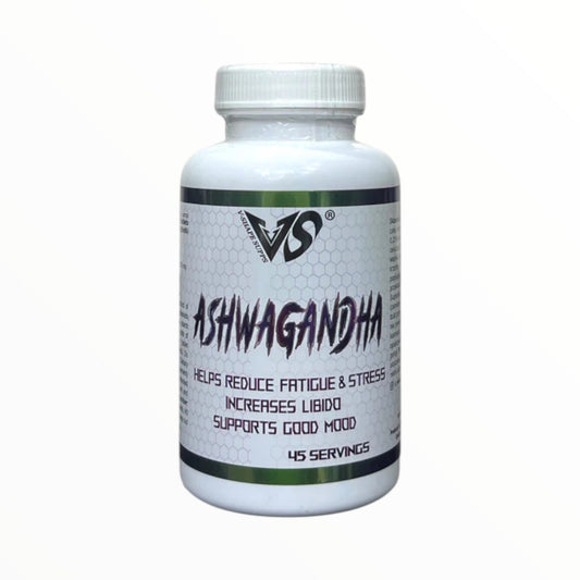 Vesta Supps Ashwagandha Capsules – Stress Relief, Mood Support & Libido Booster (45 Servings)
