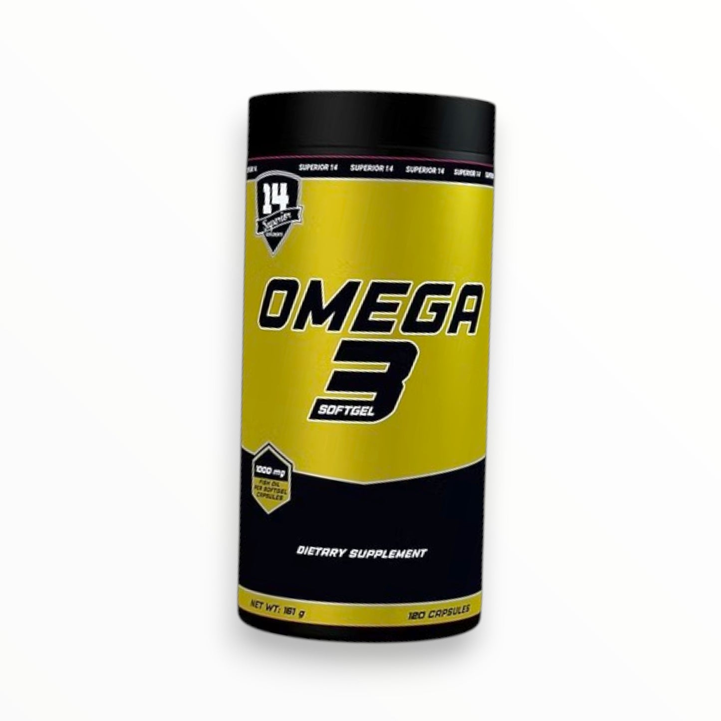 Superior 14 Omega 3 Fish Oil | 1000mg Fish Oil | EPA & DHA | 180 Softgels