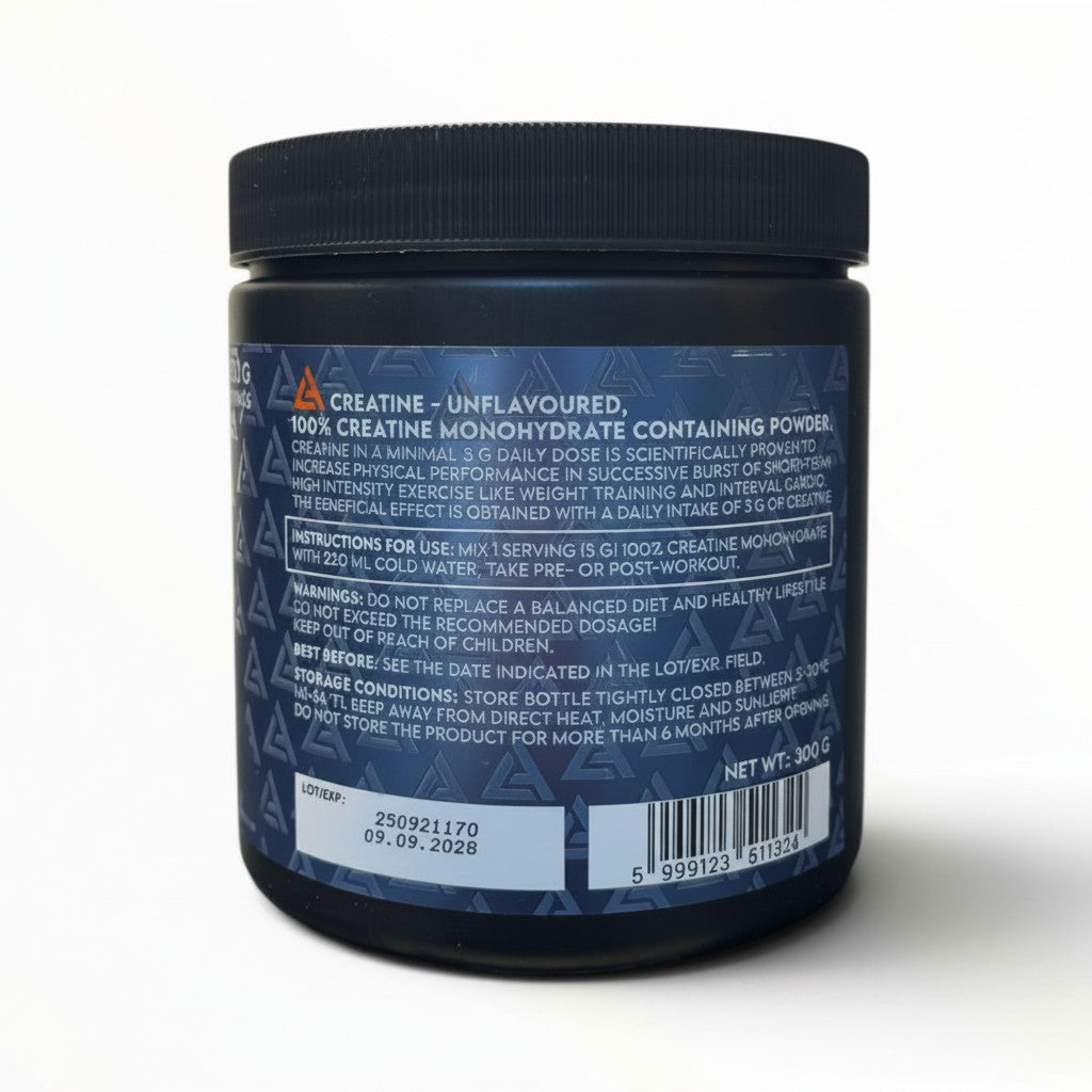 Lazar Angelov Creatine Monohydrate 300g β 100 Servings Unflavoured