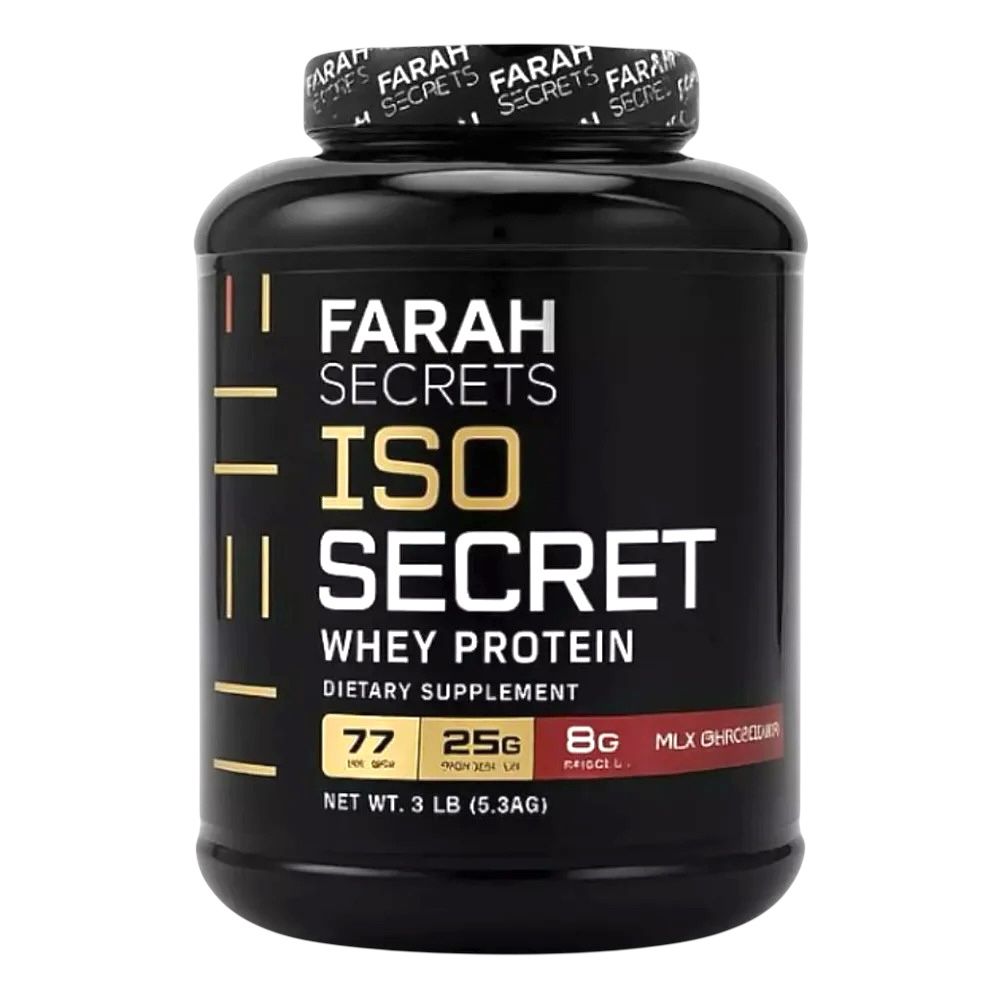 Farah Secrets ISO Whey Protein 5.3kg – 77 Servings Isolate in Egypt
