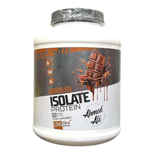 Ahmed Ali Isolate Protein 1.5kg – 50 Servings Pure Whey Isolate in Egypt