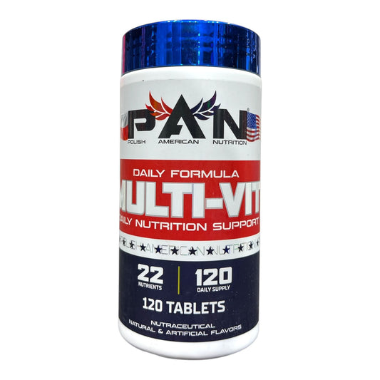 P.A.N. Multivitamin – 120 Tablets | Complete Daily Vitamins & Minerals| In Power Fit Supplements Egypt