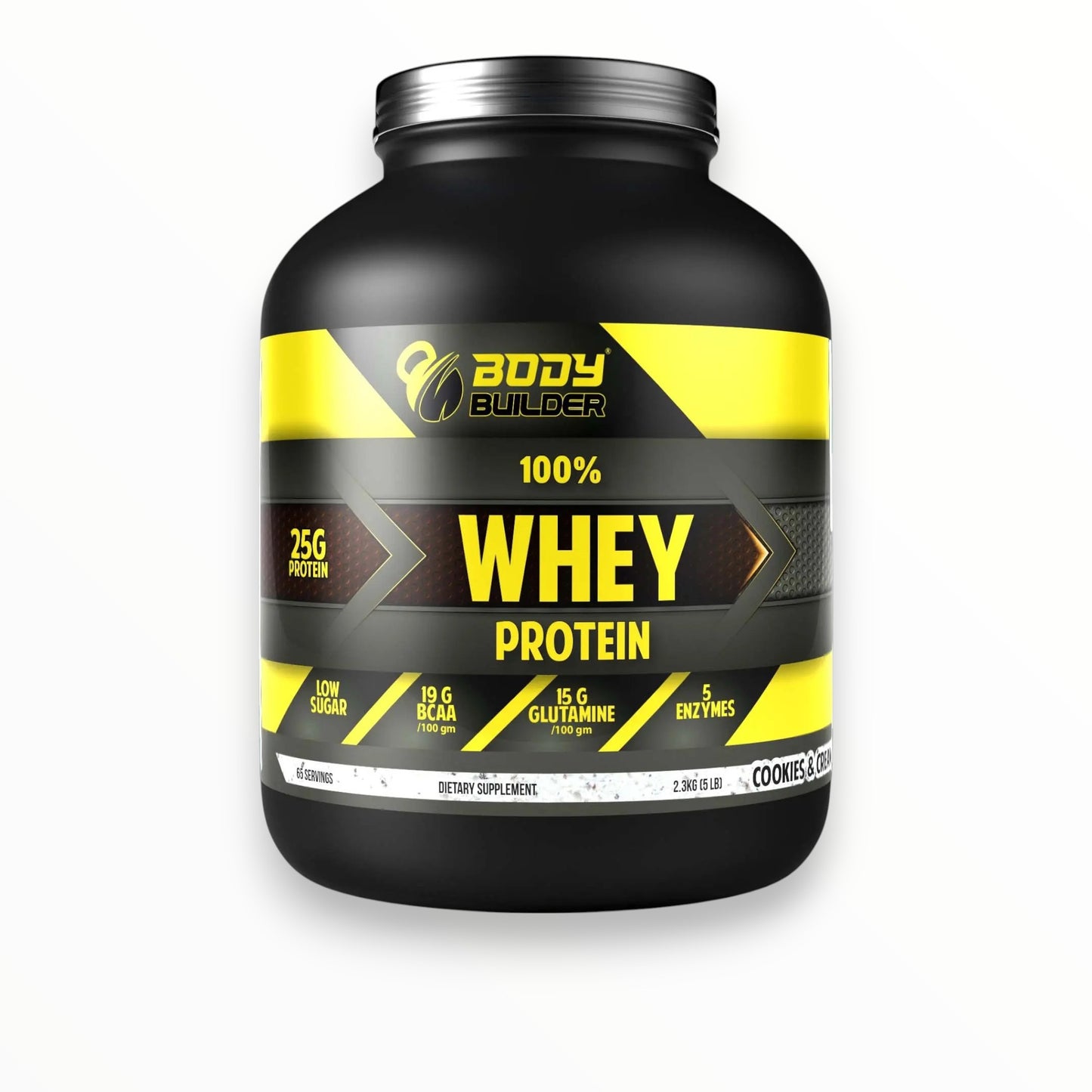 Body Builder 100% Whey Protein โ 2.3kg (65 Servings) High Protein Formula | Egypt