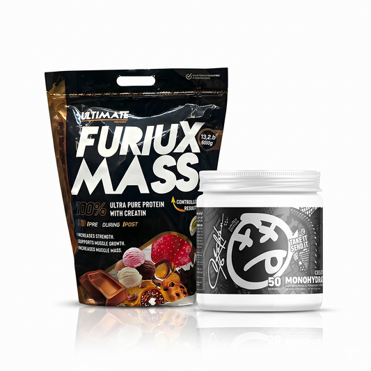 Ultimate Furiux Mass Gainer & Creatine Starter Stack (50 Servings) | Egypt