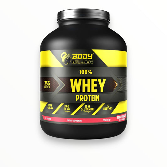 Body Builder 100% Whey Protein – 2.3kg (65 Servings) High Protein Formula | Egypt