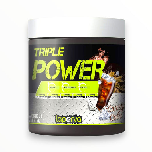 Triple Power 390g (30 Servings) | Advanced Pre-Workout for Energy, Focus & Pump|In Power Fit Supplements Egypt