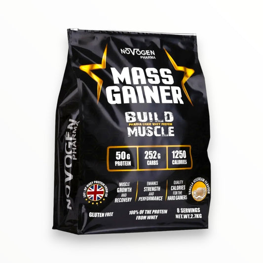 Novogen Pharma Mass Gainer 2.7kg (8 Servings) | High-Calorie Muscle Gainer for Size & Strength|In Power Fit Supplements Egypt