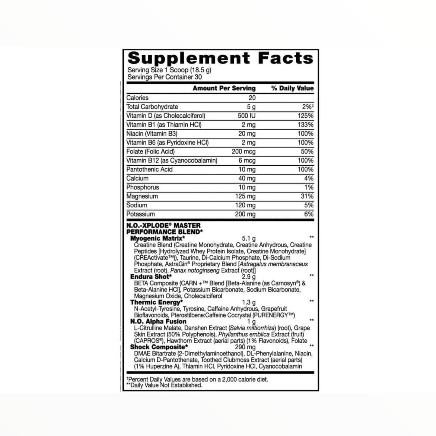 BSN NO-Xplode Legendary Pre-Workout Watermelon 30 Servings | Energy, Focus & Performance