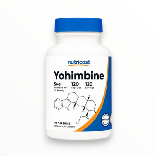 Nutricost Yohimbine HCl 5mg – Fat Loss & Performance Support, 120 Capsules