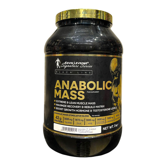 كيفن ليفرون أنابوليك ماس ٣ كجم - ٢٥ حصة، معزز كتلة عضلية عالي السعرات الحرارية في مصر