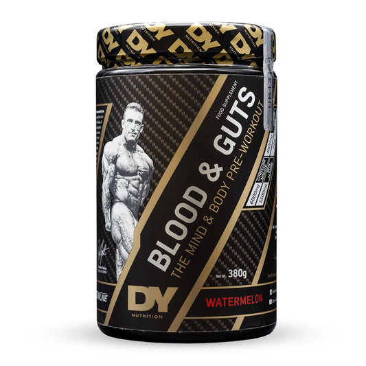 DY Nutrition Blood & Guts Pre-Workout - Intense Energy and Focus Formula"