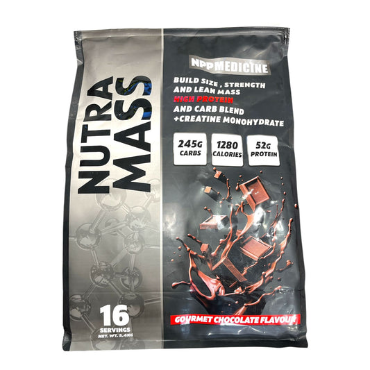 Nutra Mass by NPP Medicine – High-Calorie Mass Gainer Vanilla Ice Cream Flavor