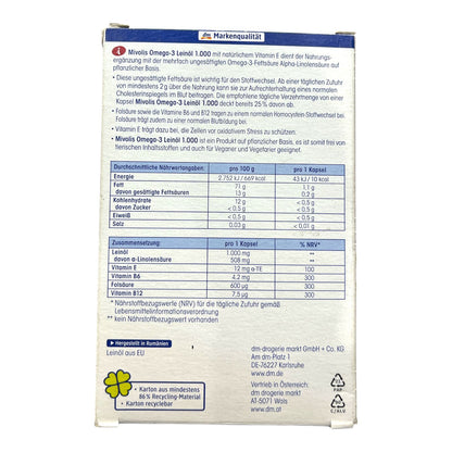 Mivolis Omega-3 – 30 Tablets | Daily Heart & Brain Support in Egypt