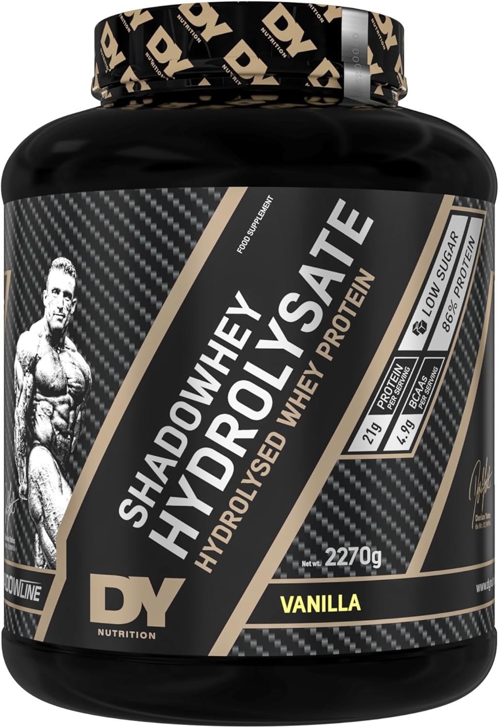 دي واي نيوترشن شادو هاي المتحلل 2.27 كجم (90 حصة) | بروتين فائق السرعة لاستشفاء العضلات بكفاءة عالية | متوفر لدى باور فيت للمكملات الغذائية في مصر
