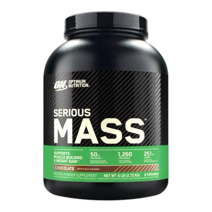 Optimum Nutrition Serious Mass 2.72kg (8 Servings) | High-Calorie Mass Gainer for Size & Strength|In Power Fit Supplements Egypt