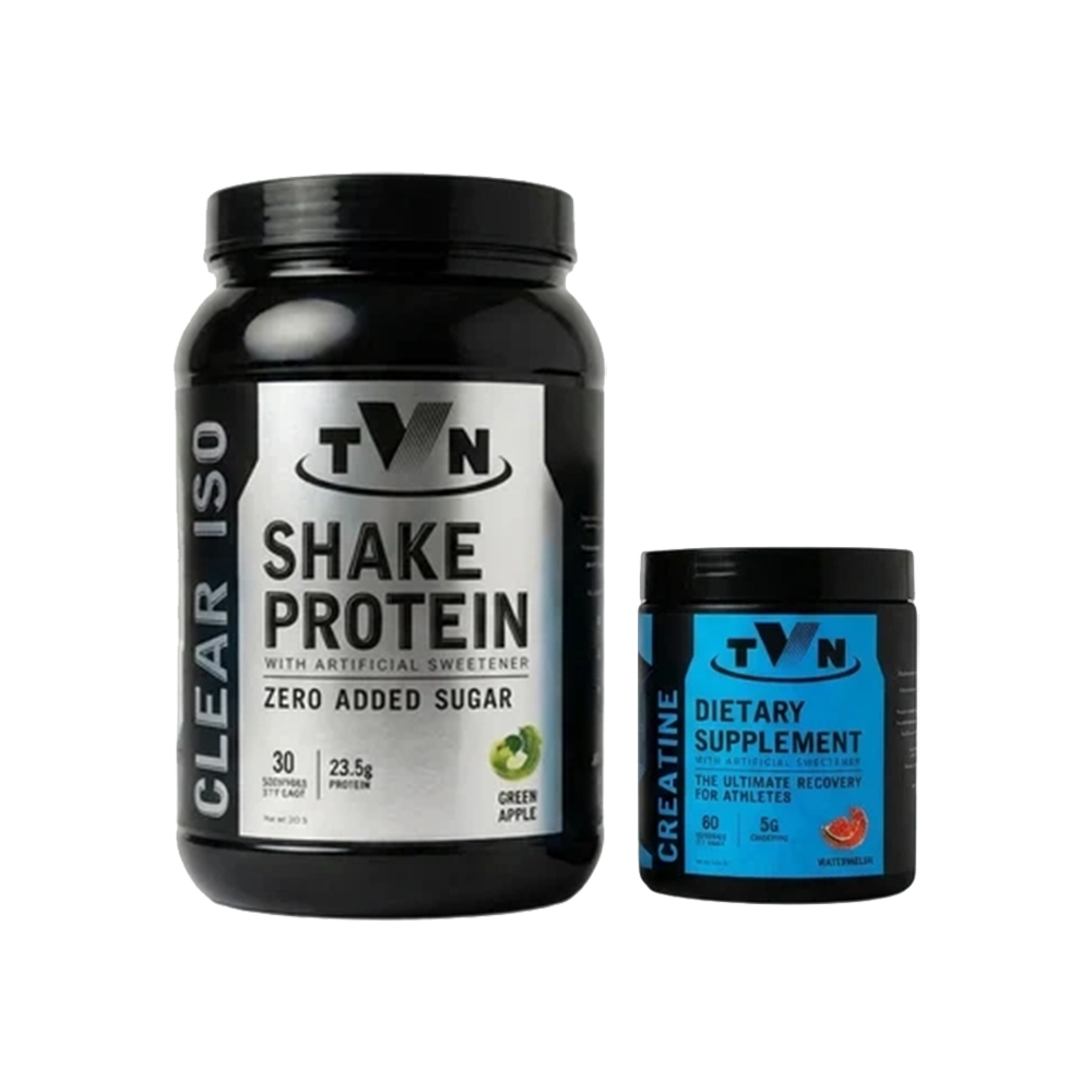 TVN Clear ISO Shake Protein (30 Servings) + TVN Creatine (60 Servings) – Lean Muscle & Recovery Stack | Power Fit Egypt