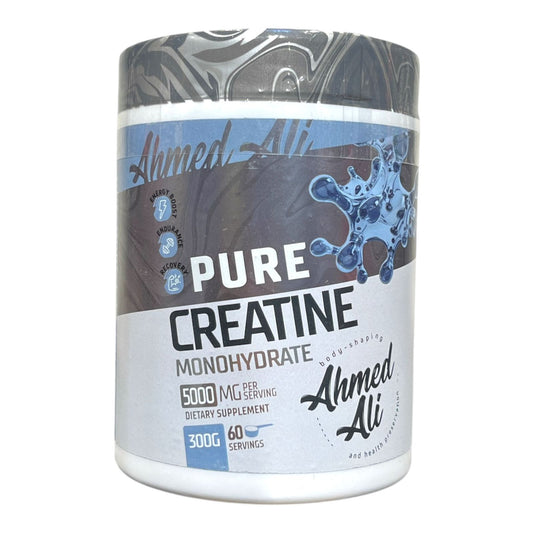 Ahmed Ali Pure Creatine Monohydrate 300g – 60 Servings for Strength & Performance in Egypt
