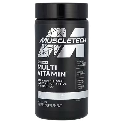 MuscleTech Multi-Vitamin 90 Tablets | Daily Vitamins for Energy, Immunity & Performance|In Power Fit Supplements Egypt