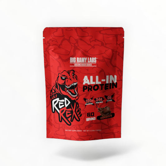 Red Rex All-In Protein Vanilla 4.23lbs – High Protein Lean Formula | Big Ramy Labs