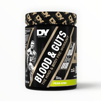 DY Nutrition Blood & Guts Pre Workout Mojito 380g – Extreme Pump, Energy & Focus Booster