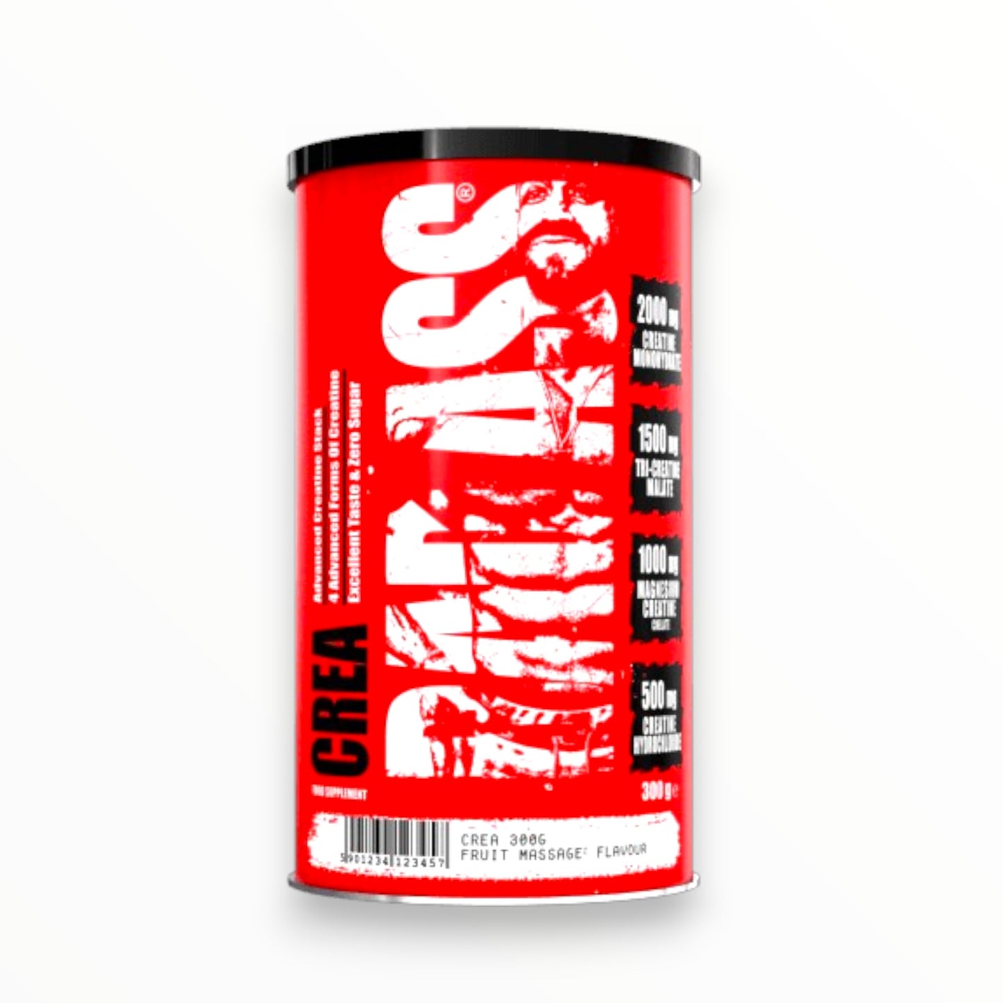 Bad Ass Crea 300g | Advanced Creatine Matrix | Fruit Massage Flavor | Strength & Recovery Formula