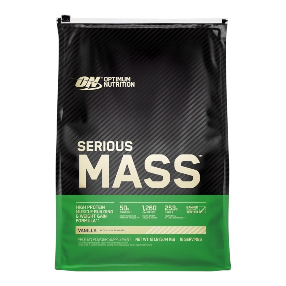 Optimum Nutrition Serious Mass – High-Calorie Weight Gainer for Serious Muscle Gains