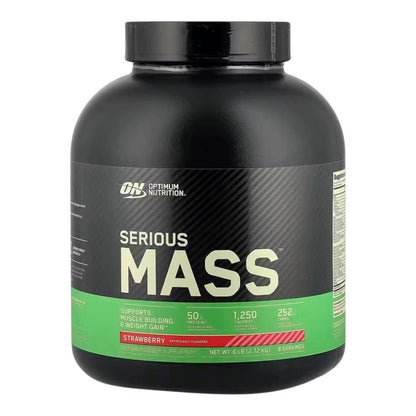 Optimum Nutrition (ON) Serious Mass is a high-calorie weight gainer designed for individuals aiming to increase muscle mass and overall body weight,