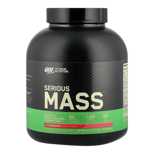 Optimum Nutrition (ON) Serious Mass is a high-calorie weight gainer designed for individuals aiming to increase muscle mass and overall body weight,