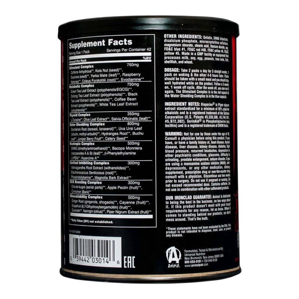 أنيمال كت - تركيبة متطورة | مُعزز حرق الدهون والتمثيل الغذائي الشامل